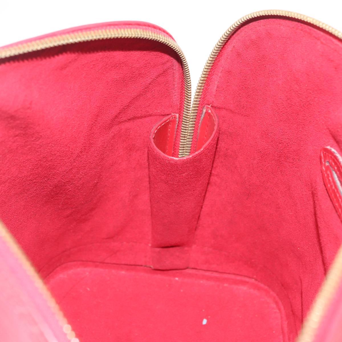 LOUIS VUITTON Epi Alma Hand Bag Castilian Red M52147 LV Auth 207066