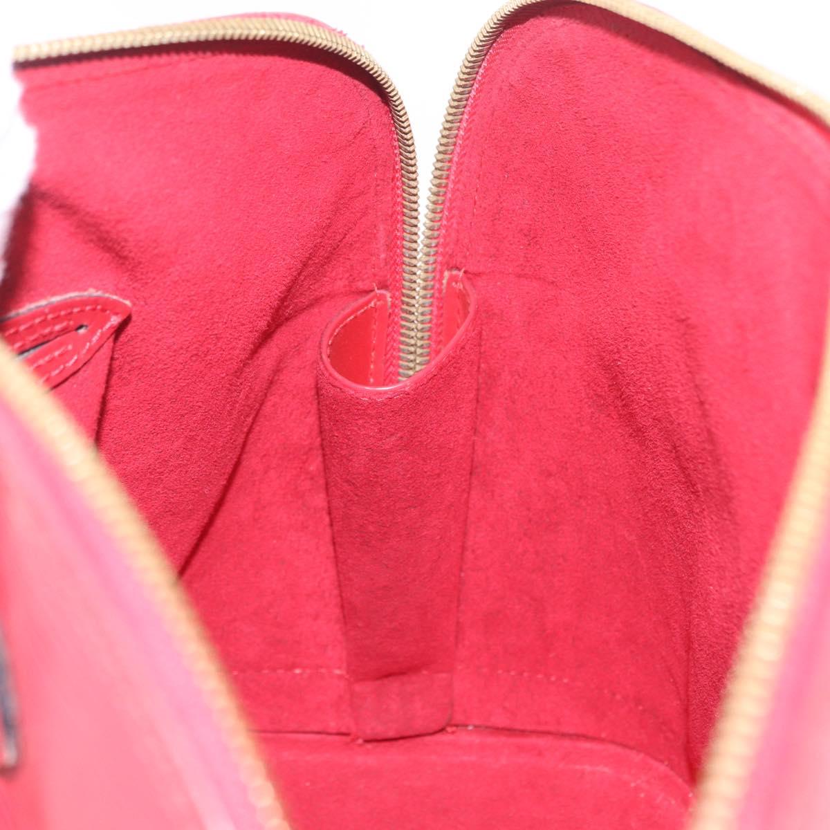 LOUIS VUITTON Epi Alma Hand Bag Castilian Red M52147 LV Auth 207066