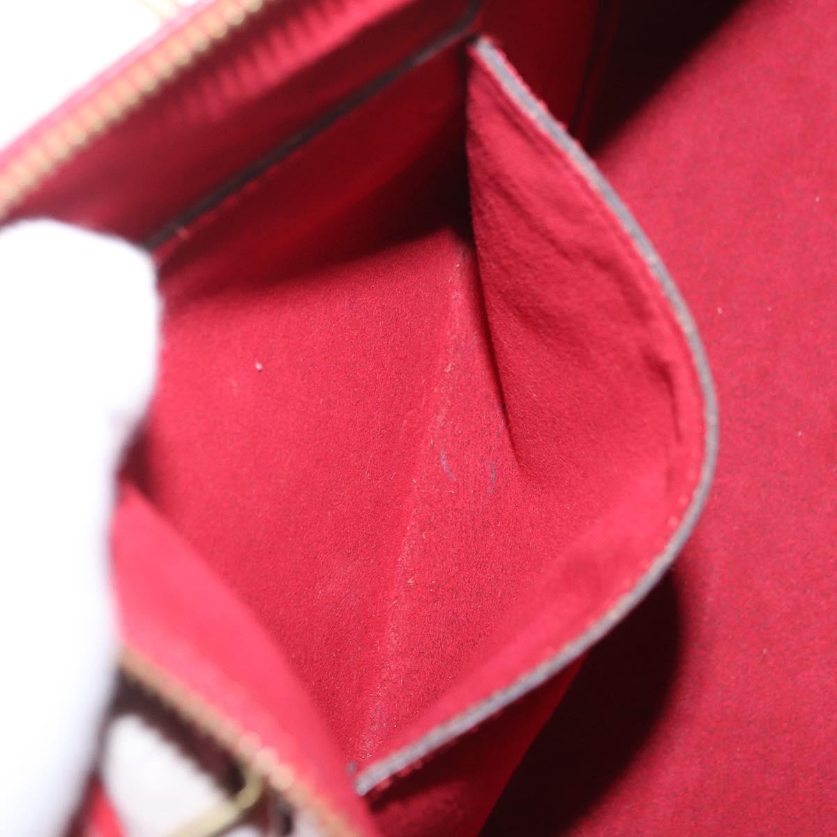 LOUIS VUITTON Epi Alma Hand Bag Castilian Red M52147 LV Auth 207066