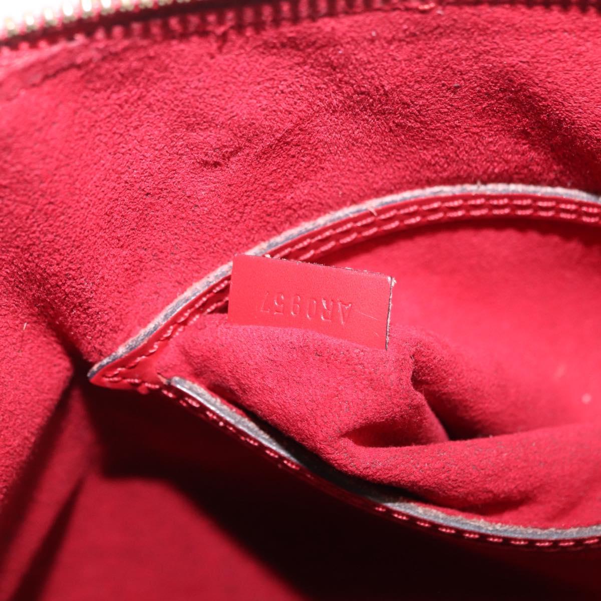 LOUIS VUITTON Epi Alma Hand Bag Castilian Red M52147 LV Auth 207066