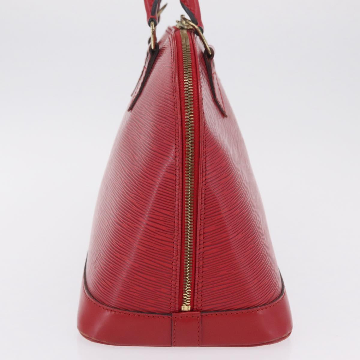 LOUIS VUITTON Epi Alma Hand Bag Castilian Red M52147 LV Auth 207066