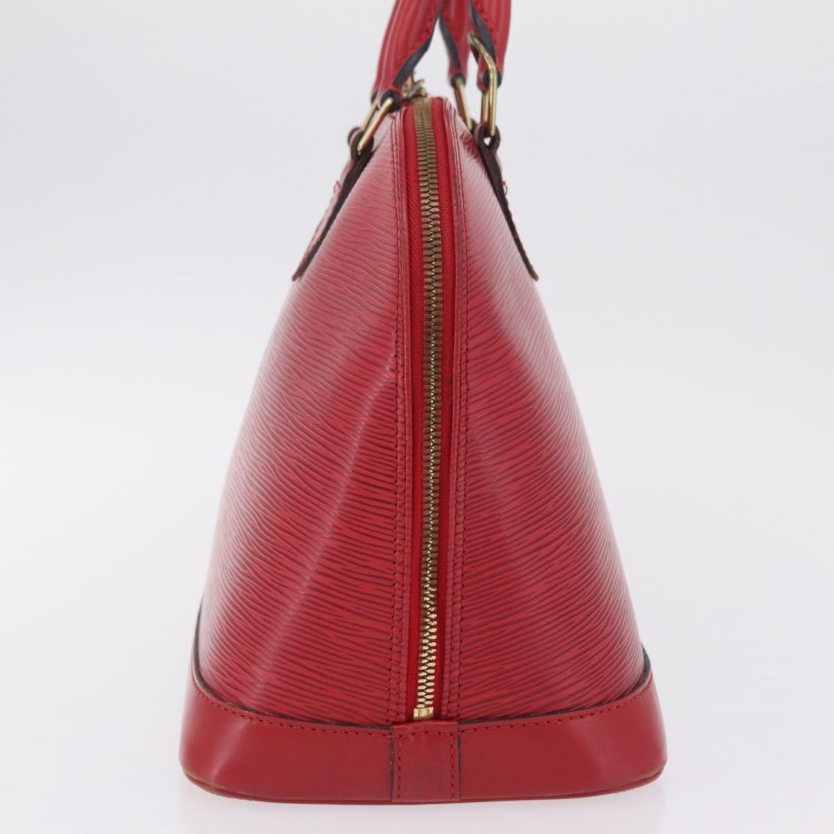 LOUIS VUITTON Epi Alma Hand Bag Castilian Red M52147 LV Auth 207066