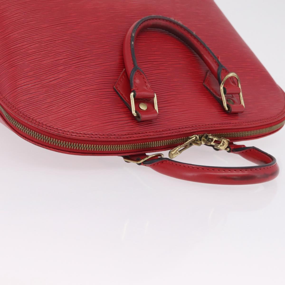 LOUIS VUITTON Epi Alma Hand Bag Castilian Red M52147 LV Auth 207066