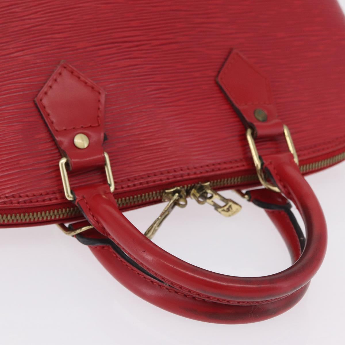 LOUIS VUITTON Epi Alma Hand Bag Castilian Red M52147 LV Auth 207066