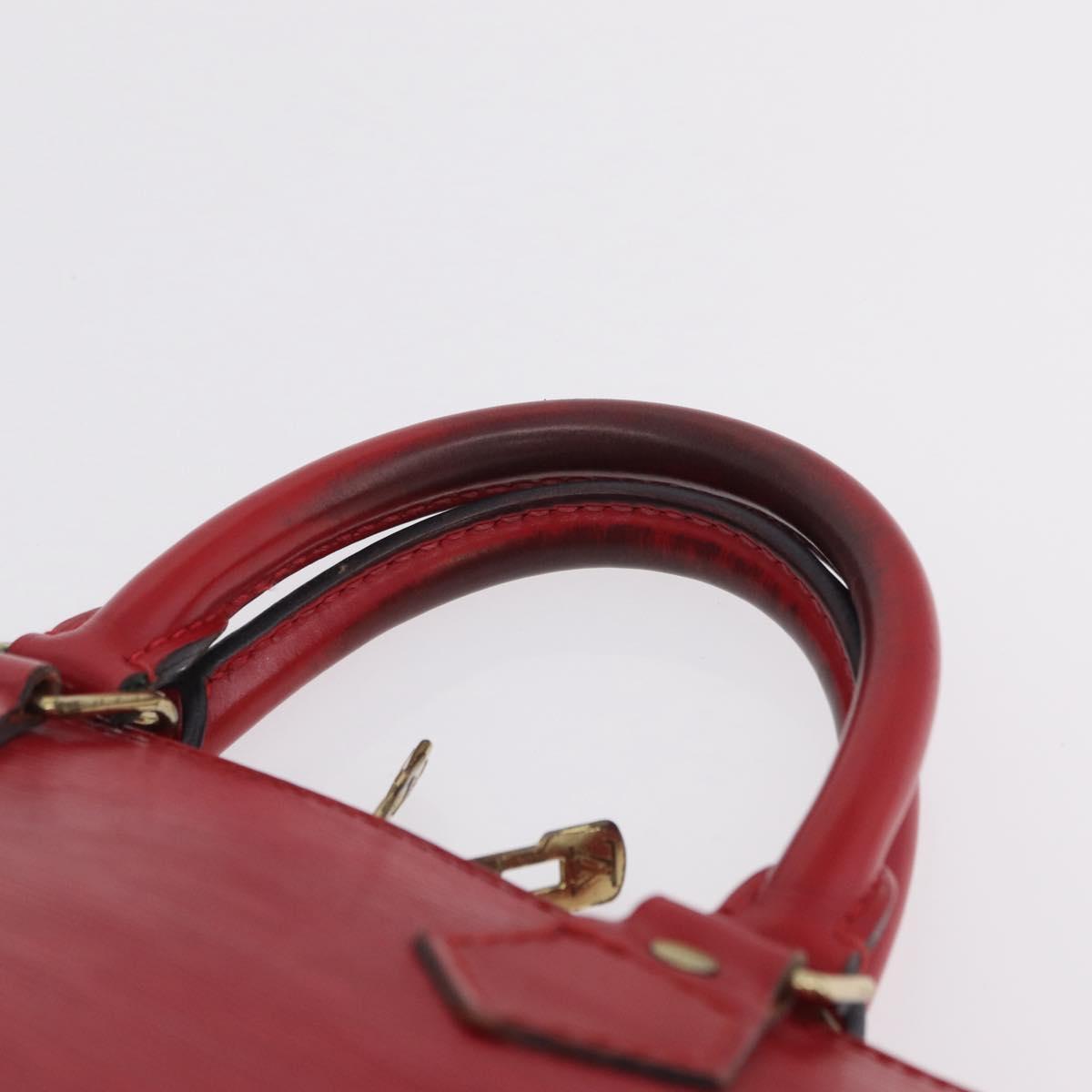LOUIS VUITTON Epi Alma Hand Bag Castilian Red M52147 LV Auth 207066