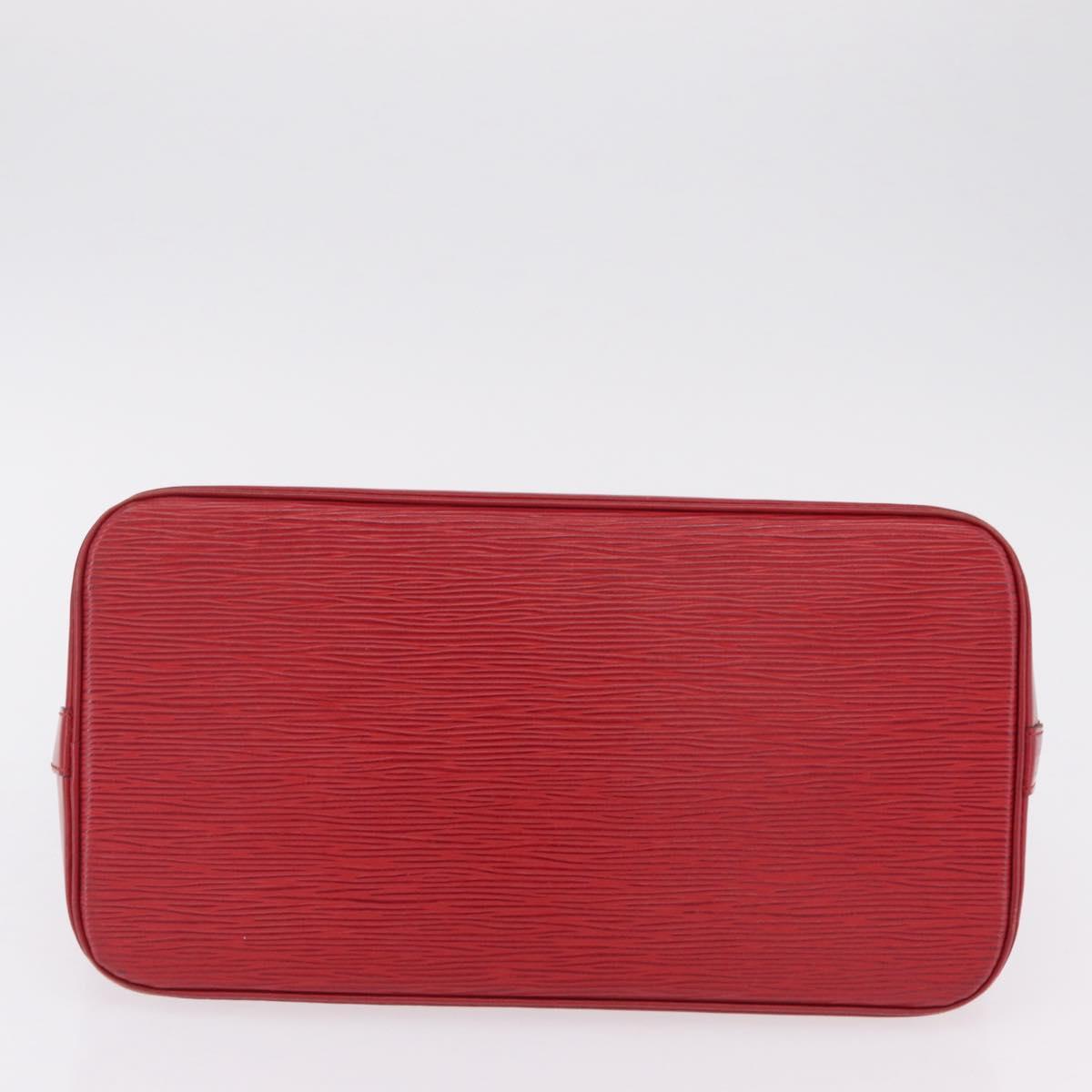 LOUIS VUITTON Epi Alma Hand Bag Castilian Red M52147 LV Auth 207066