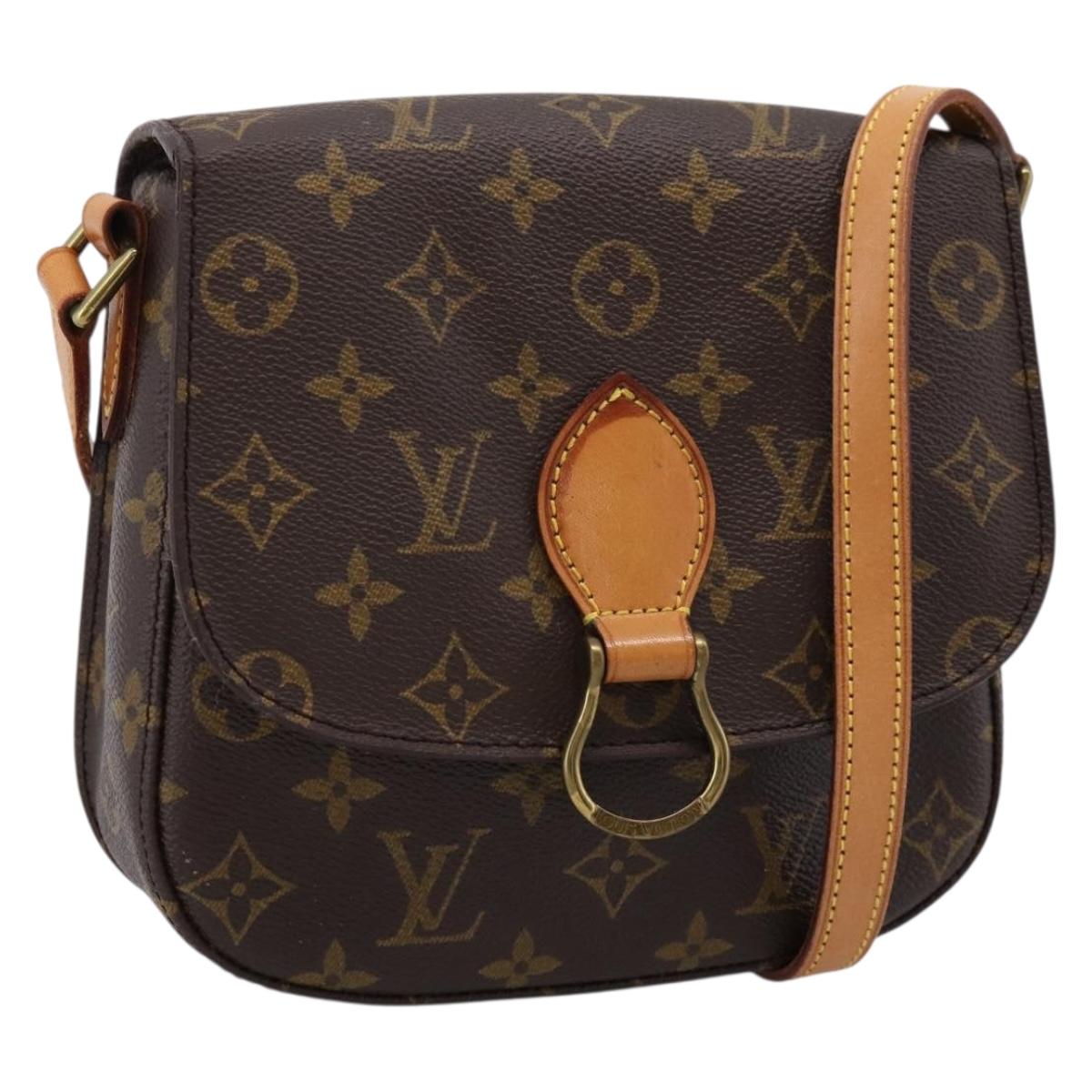 LOUIS VUITTON Monogram Saint Cloud MM Shoulder Bag M51243 LV Auth 207122A