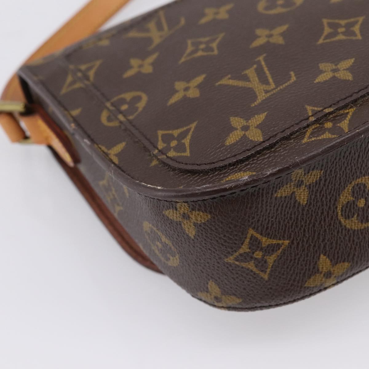 LOUIS VUITTON Monogram Saint Cloud MM Shoulder Bag M51243 LV Auth 207122A