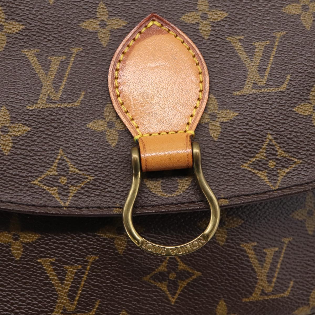 LOUIS VUITTON Monogram Saint Cloud MM Shoulder Bag M51243 LV Auth 207122A