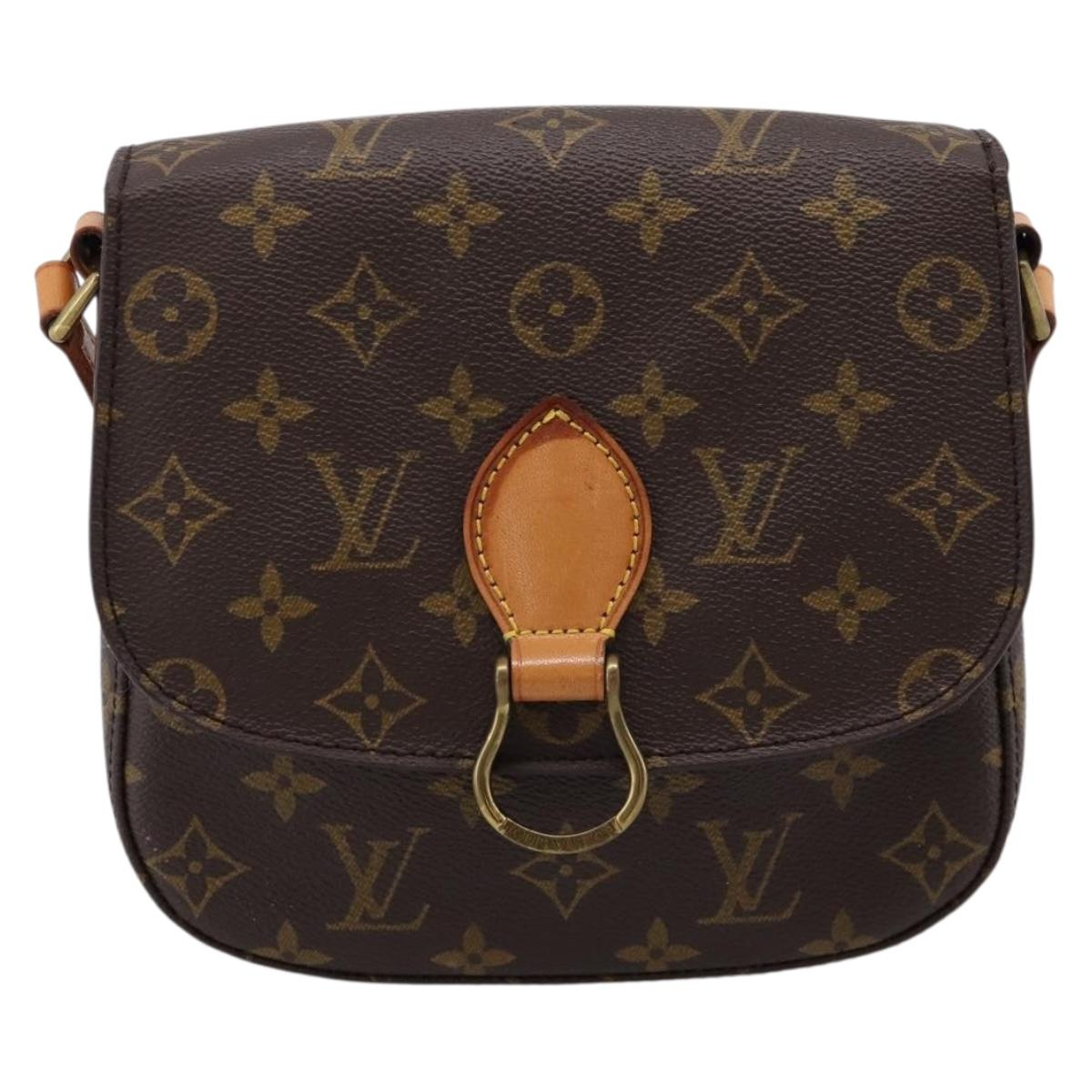 LOUIS VUITTON Monogram Saint Cloud MM Shoulder Bag M51243 LV Auth 207122A