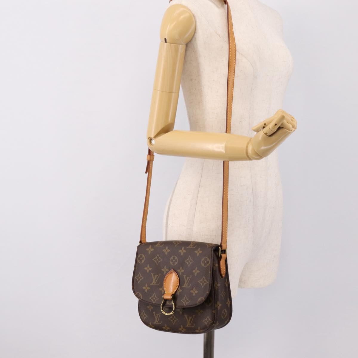 LOUIS VUITTON Monogram Saint Cloud MM Shoulder Bag M51243 LV Auth 207122A