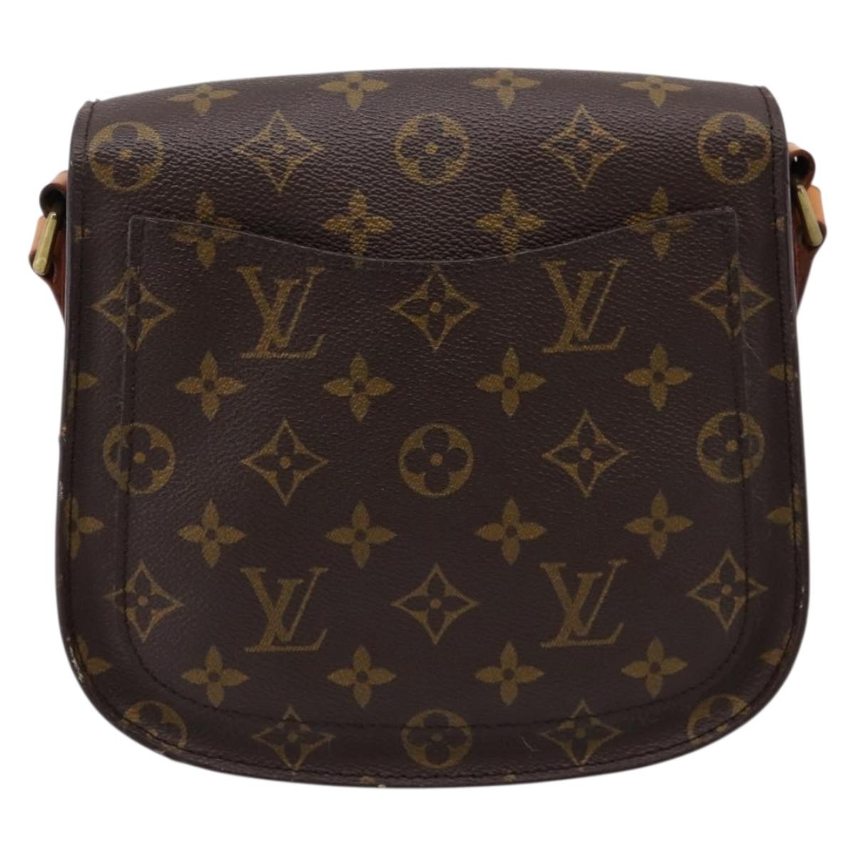 LOUIS VUITTON Monogram Saint Cloud MM Shoulder Bag M51243 LV Auth 207122A