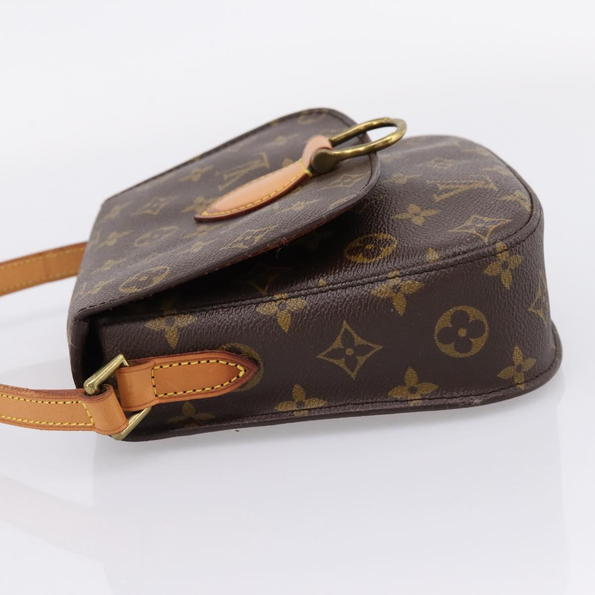 LOUIS VUITTON Monogram Saint Cloud MM Shoulder Bag M51243 LV Auth 207122A