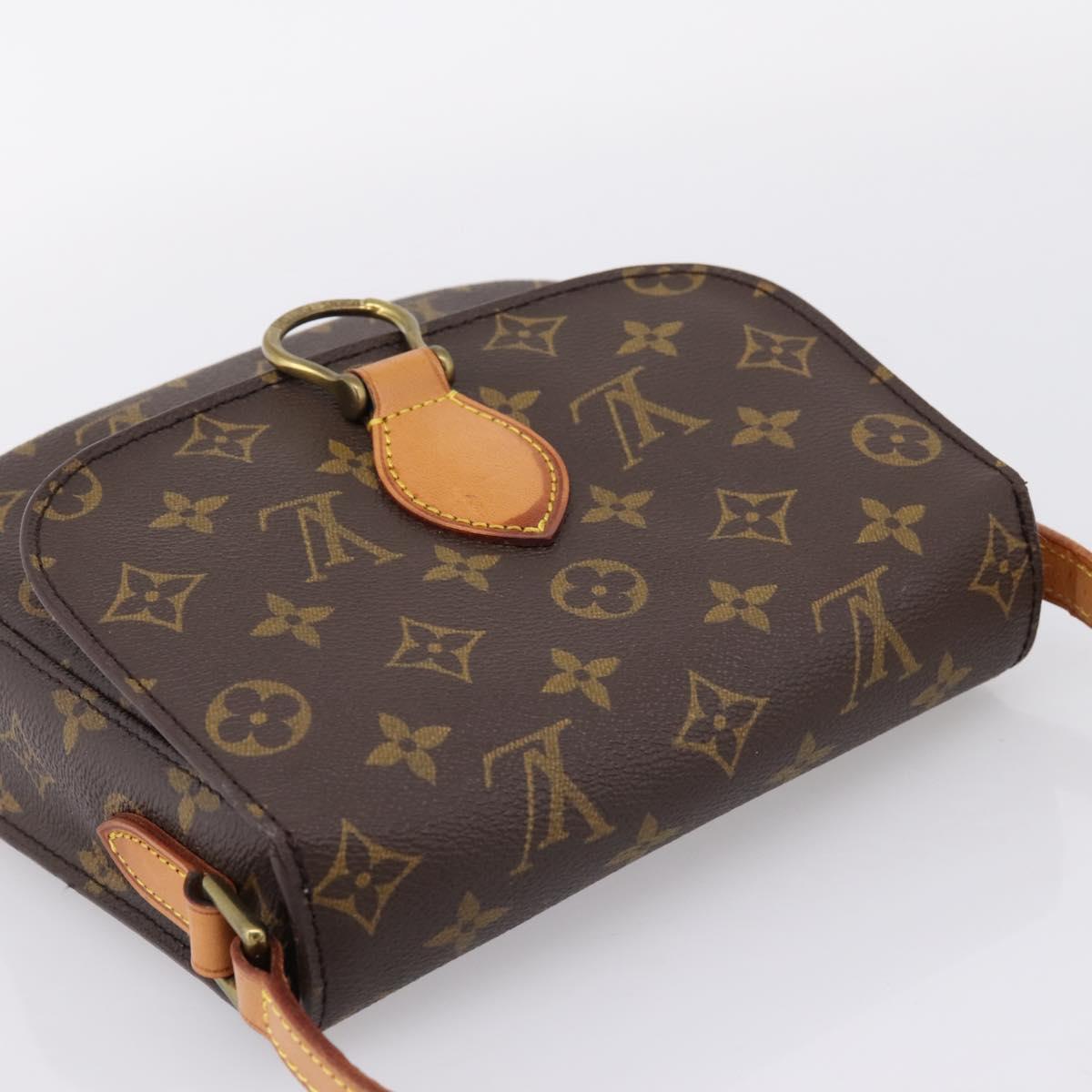 LOUIS VUITTON Monogram Saint Cloud MM Shoulder Bag M51243 LV Auth 207122A