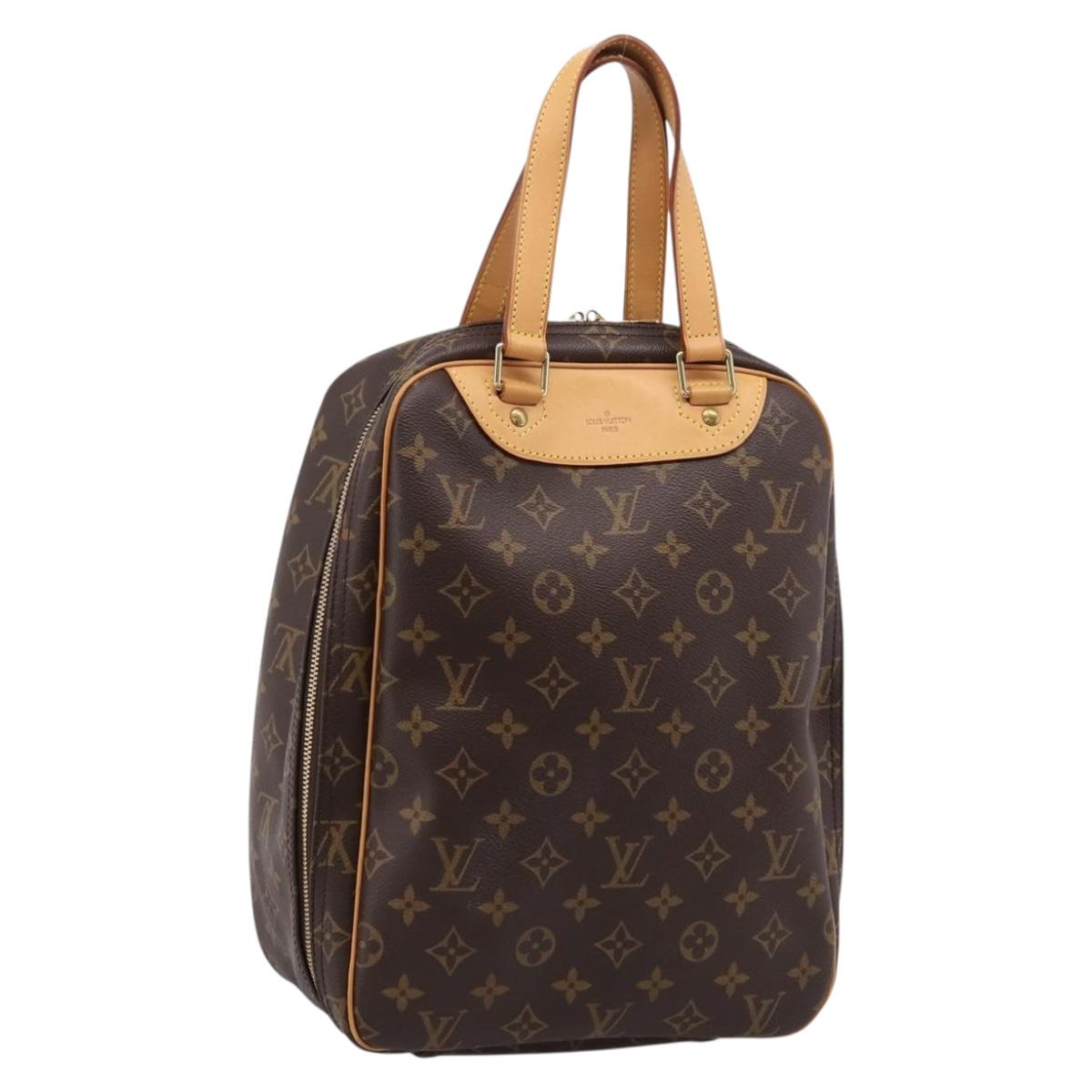 LOUIS VUITTON Monogram Excursion Hand Bag M41450 LV Auth 207136