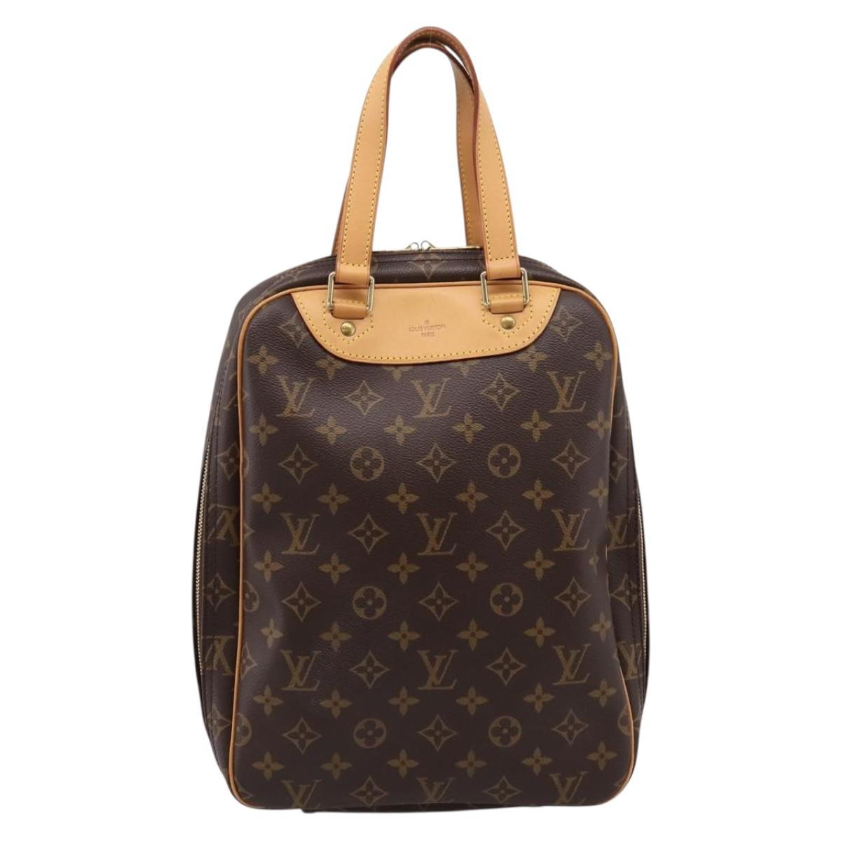 LOUIS VUITTON Monogram Excursion Hand Bag M41450 LV Auth 207136