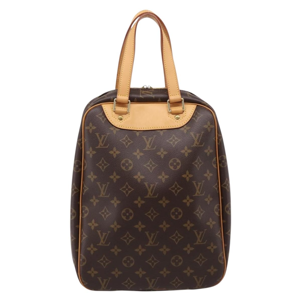 LOUIS VUITTON Monogram Excursion Hand Bag M41450 LV Auth 207136
