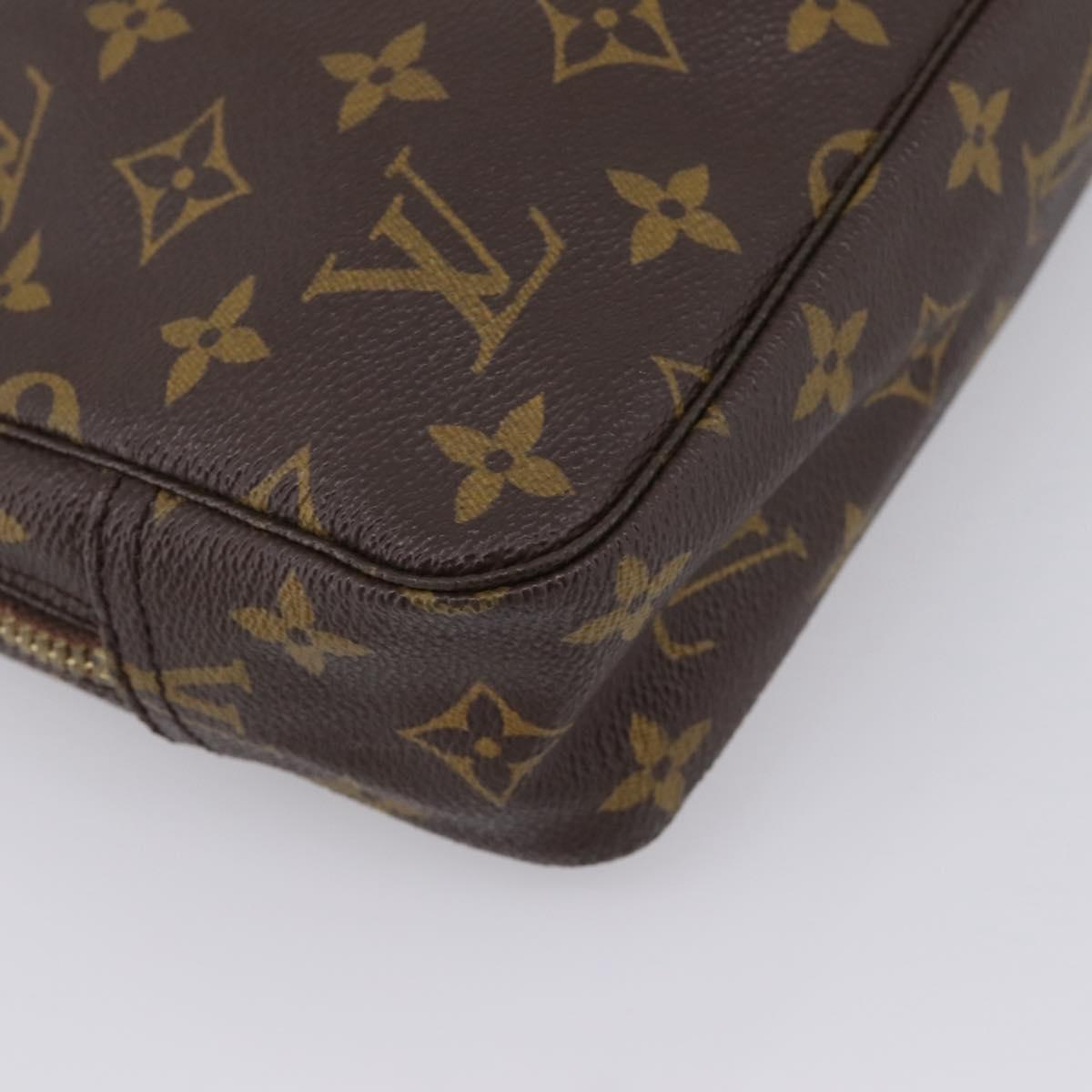 LOUIS VUITTON Monogram Trousse Toilette 23 Clutch Bag M47524 LV Auth 207151