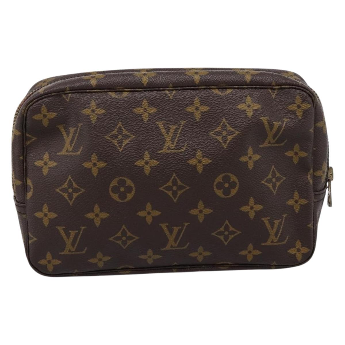 LOUIS VUITTON Monogram Trousse Toilette 23 Clutch Bag M47524 LV Auth 207151