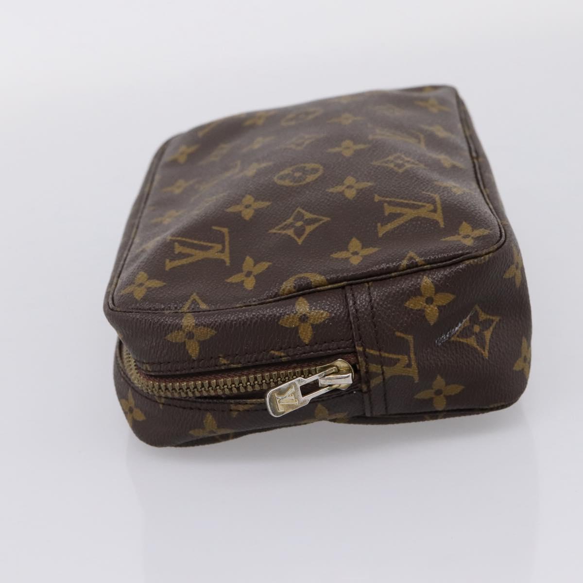 LOUIS VUITTON Monogram Trousse Toilette 23 Clutch Bag M47524 LV Auth 207151