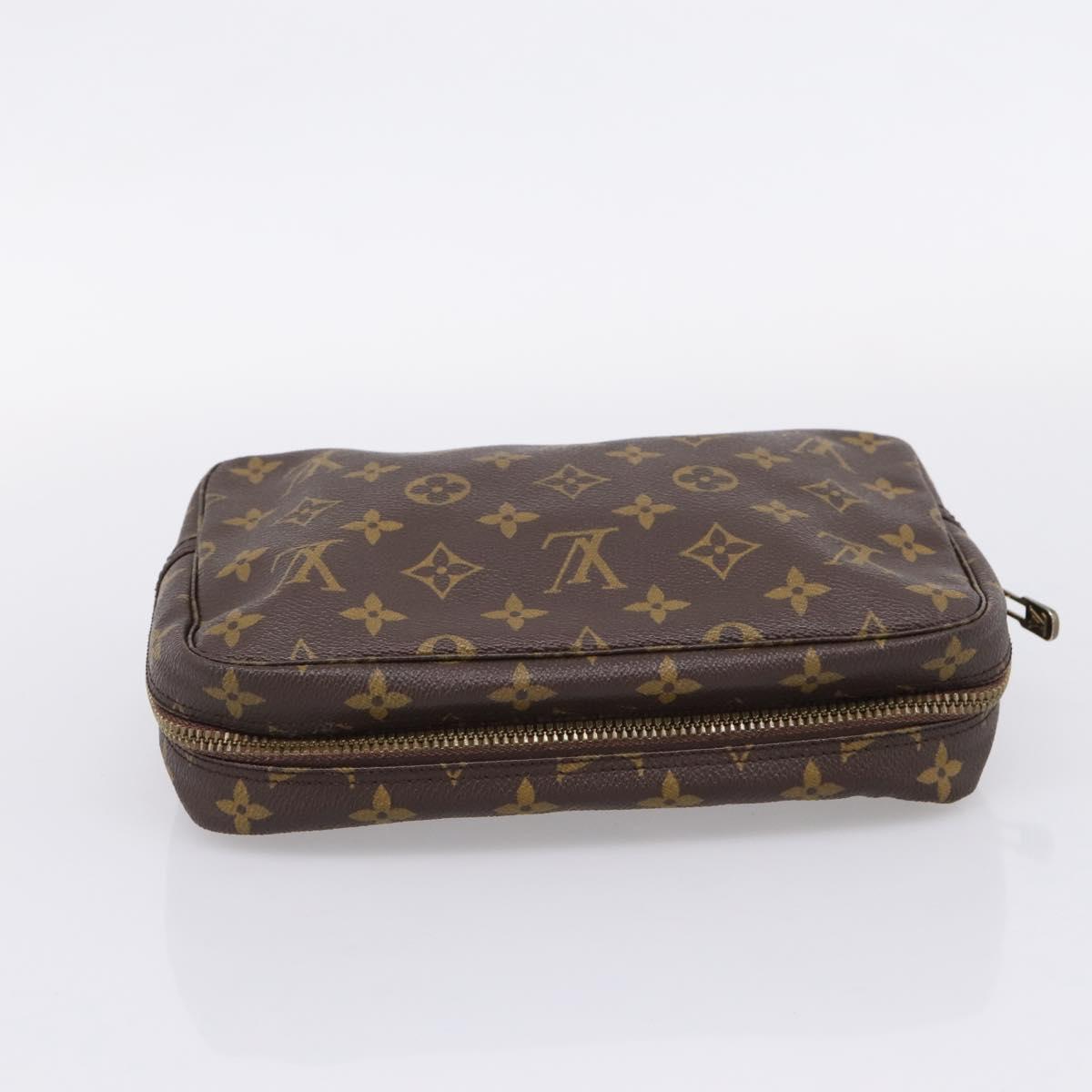 LOUIS VUITTON Monogram Trousse Toilette 23 Clutch Bag M47524 LV Auth 207151