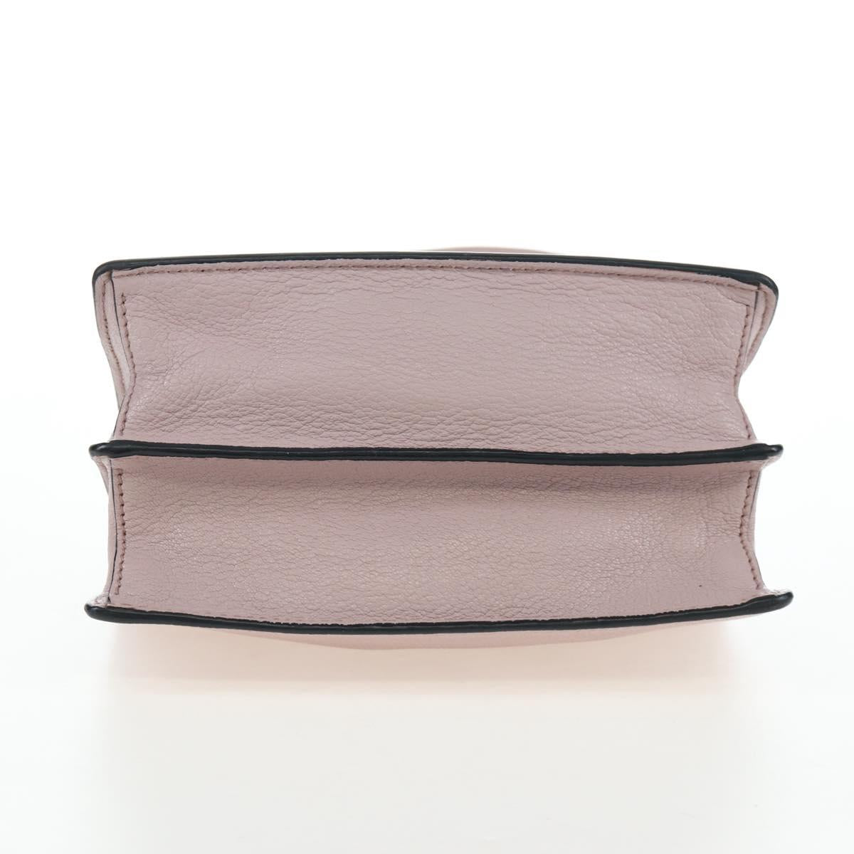 Miu Miu Shoulder Bag Leather Pink Gold 5BH087 Auth 207201M