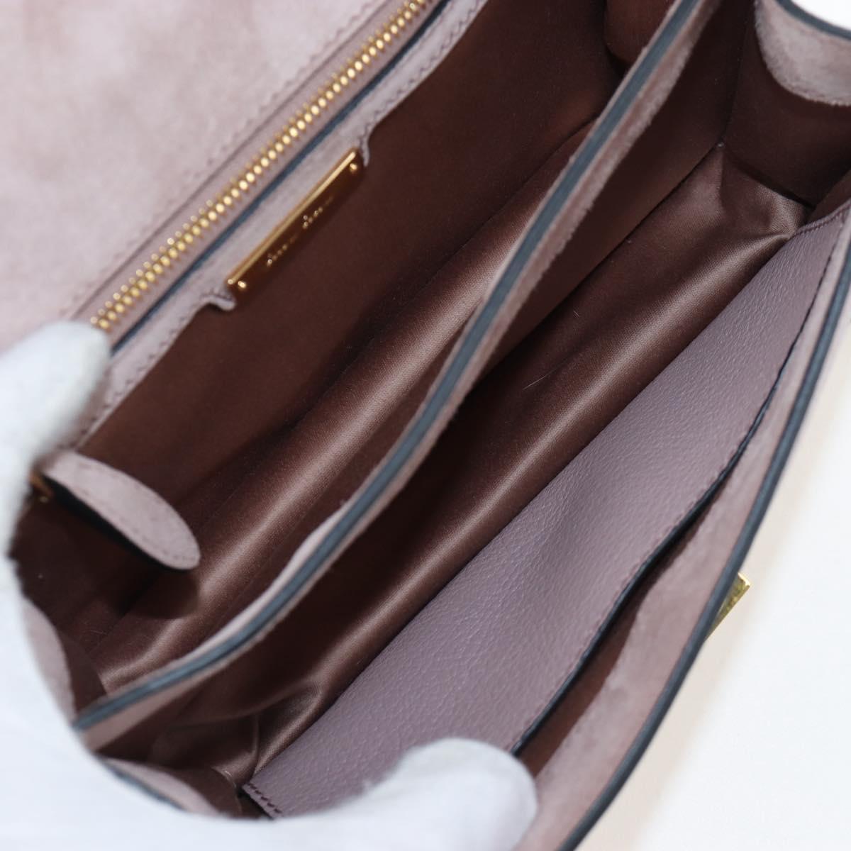 Miu Miu Shoulder Bag Leather Pink Gold 5BH087 Auth 207201M
