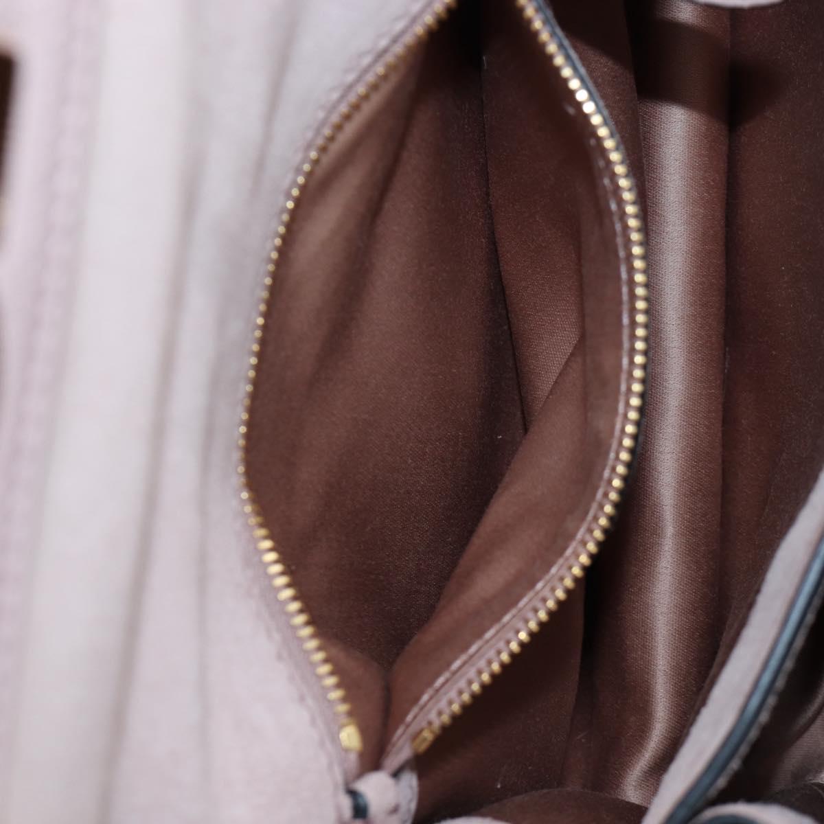 Miu Miu Shoulder Bag Leather Pink Gold 5BH087 Auth 207201M