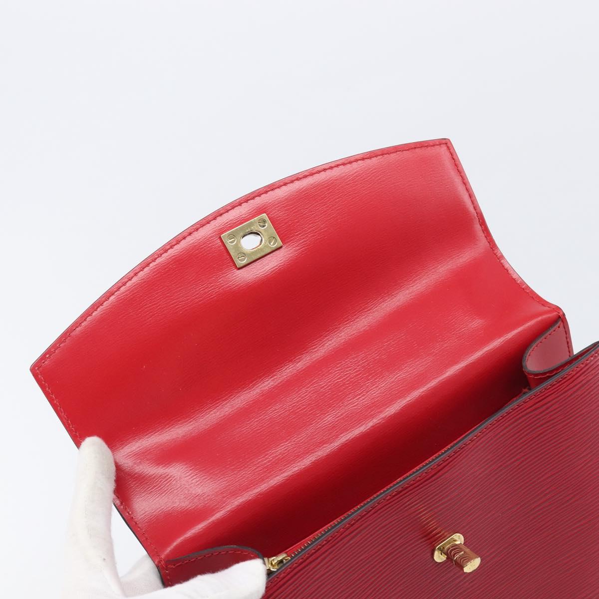 LOUIS VUITTON Epi Malesherbes Hand Bag Red M52377 LV Auth 207203