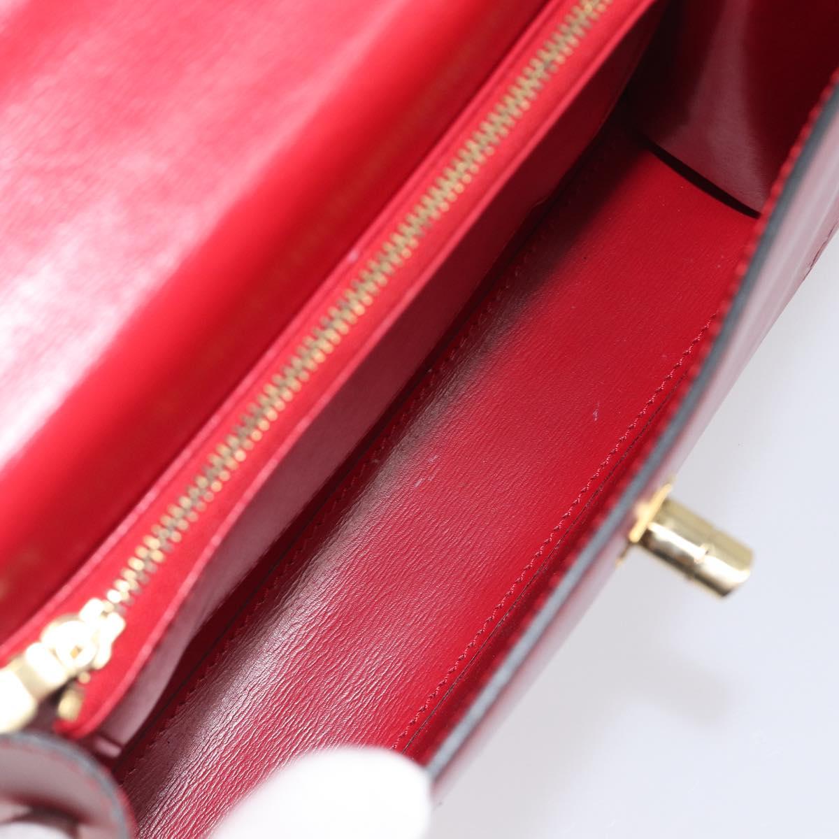 LOUIS VUITTON Epi Malesherbes Hand Bag Red M52377 LV Auth 207203