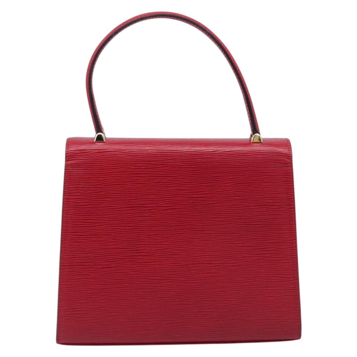 LOUIS VUITTON Epi Malesherbes Hand Bag Red M52377 LV Auth 207203