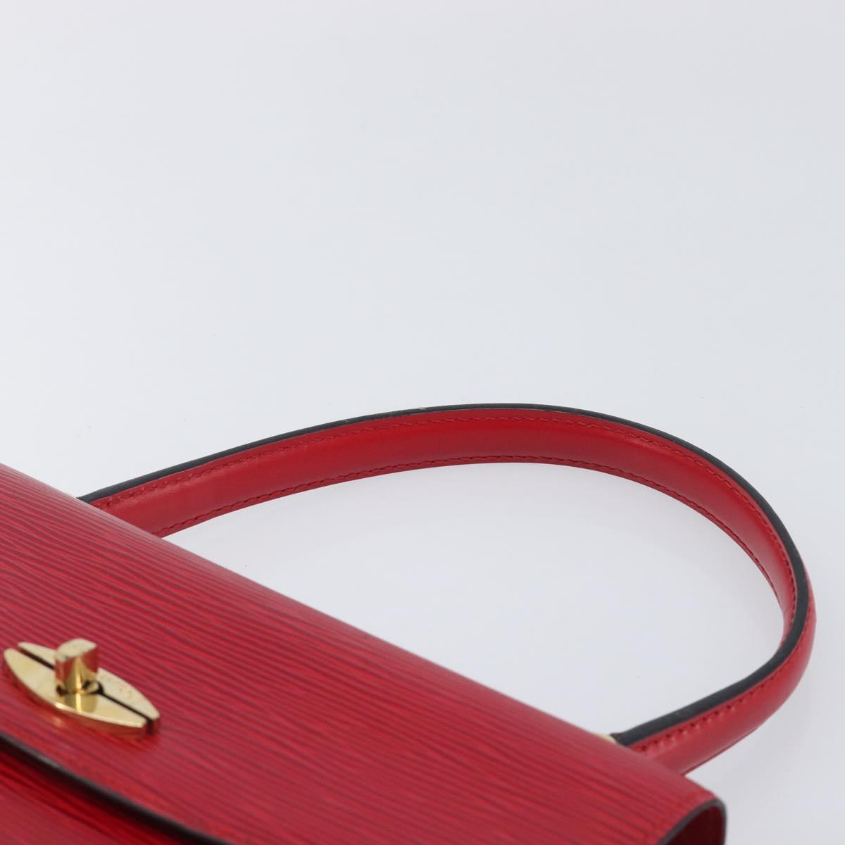 LOUIS VUITTON Epi Malesherbes Hand Bag Red M52377 LV Auth 207203