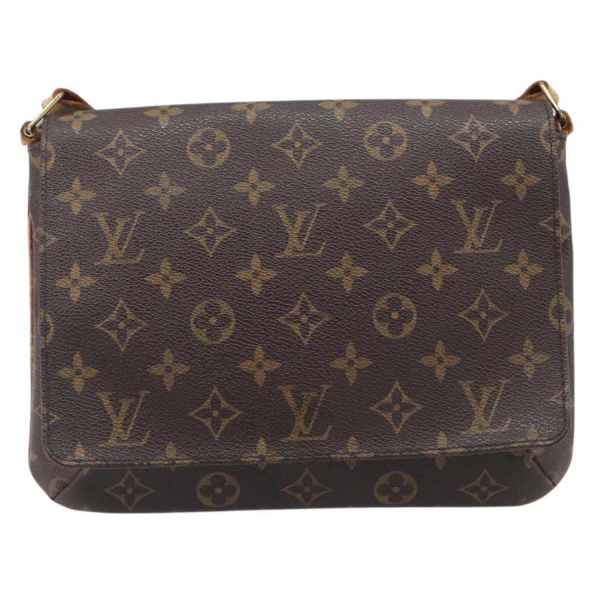 LOUIS VUITTON Monogram Musette Tango Short Strap Shoulder Bag M51257 Auth 207216