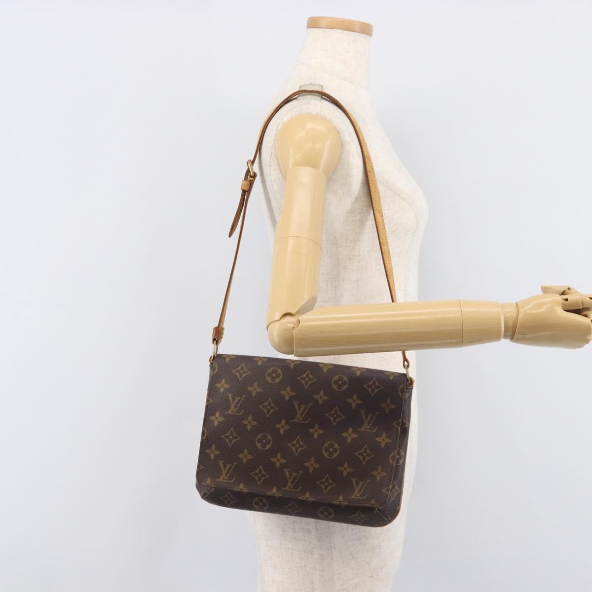 LOUIS VUITTON Monogram Musette Tango Short Strap Shoulder Bag M51257 Auth 207216