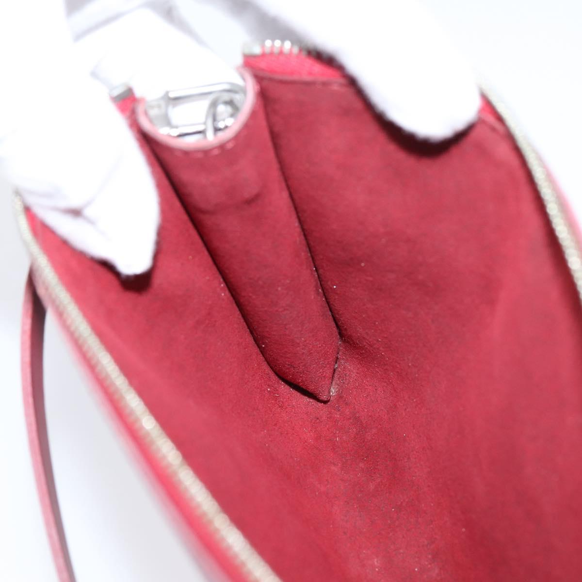 LOUIS VUITTON Epi Pochette Accessoires Accessory Wine Red M5298M Auth 207241A