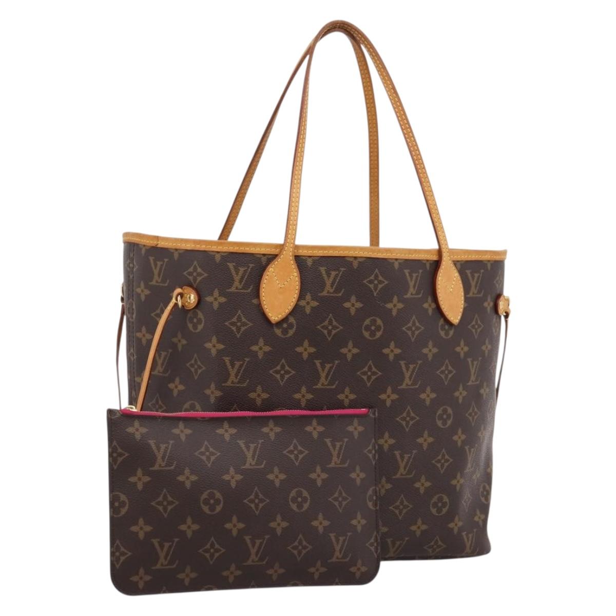 LOUIS VUITTON Monogram Neverfull MM Tote Bag M40156 LV Auth 207259V