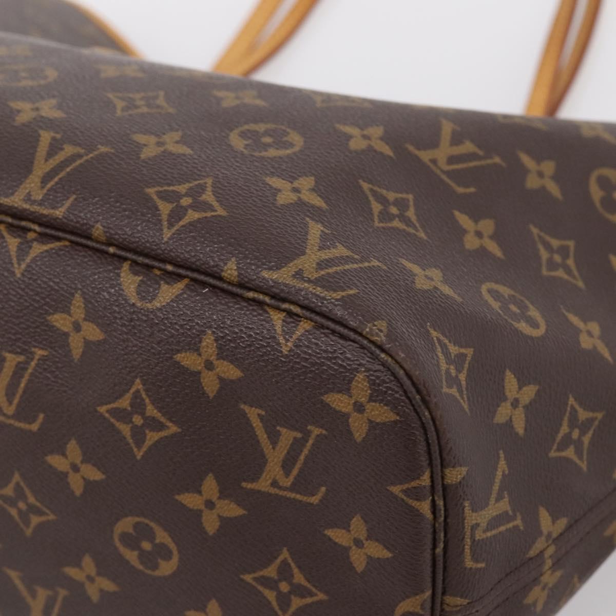 LOUIS VUITTON Monogram Neverfull MM Tote Bag M40156 LV Auth 207259V