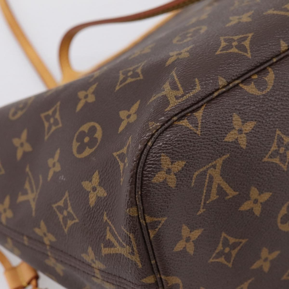 LOUIS VUITTON Monogram Neverfull MM Tote Bag M40156 LV Auth 207259V