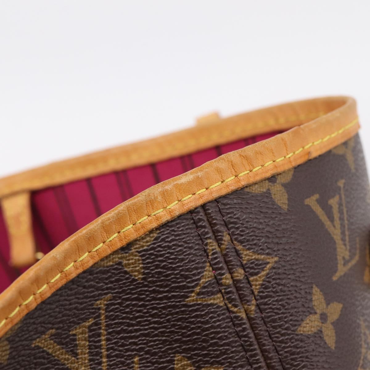 LOUIS VUITTON Monogram Neverfull MM Tote Bag M40156 LV Auth 207259V