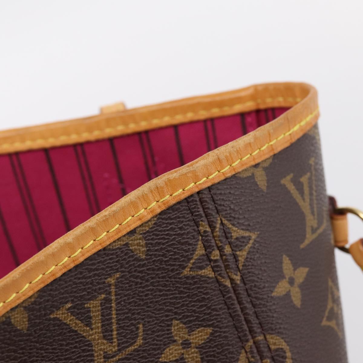 LOUIS VUITTON Monogram Neverfull MM Tote Bag M40156 LV Auth 207259V