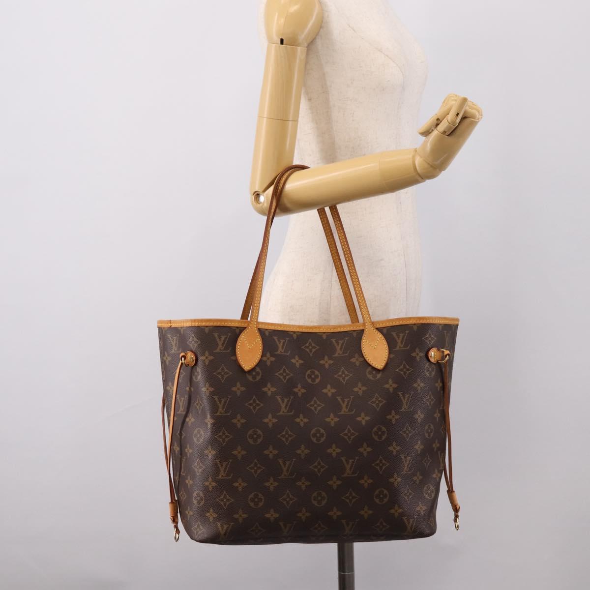 LOUIS VUITTON Monogram Neverfull MM Tote Bag M40156 LV Auth 207259V