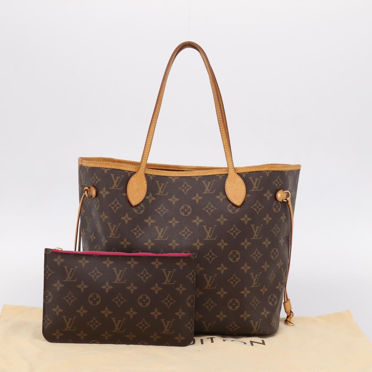 LOUIS VUITTON Monogram Neverfull MM Tote Bag M40156 LV Auth 207259V
