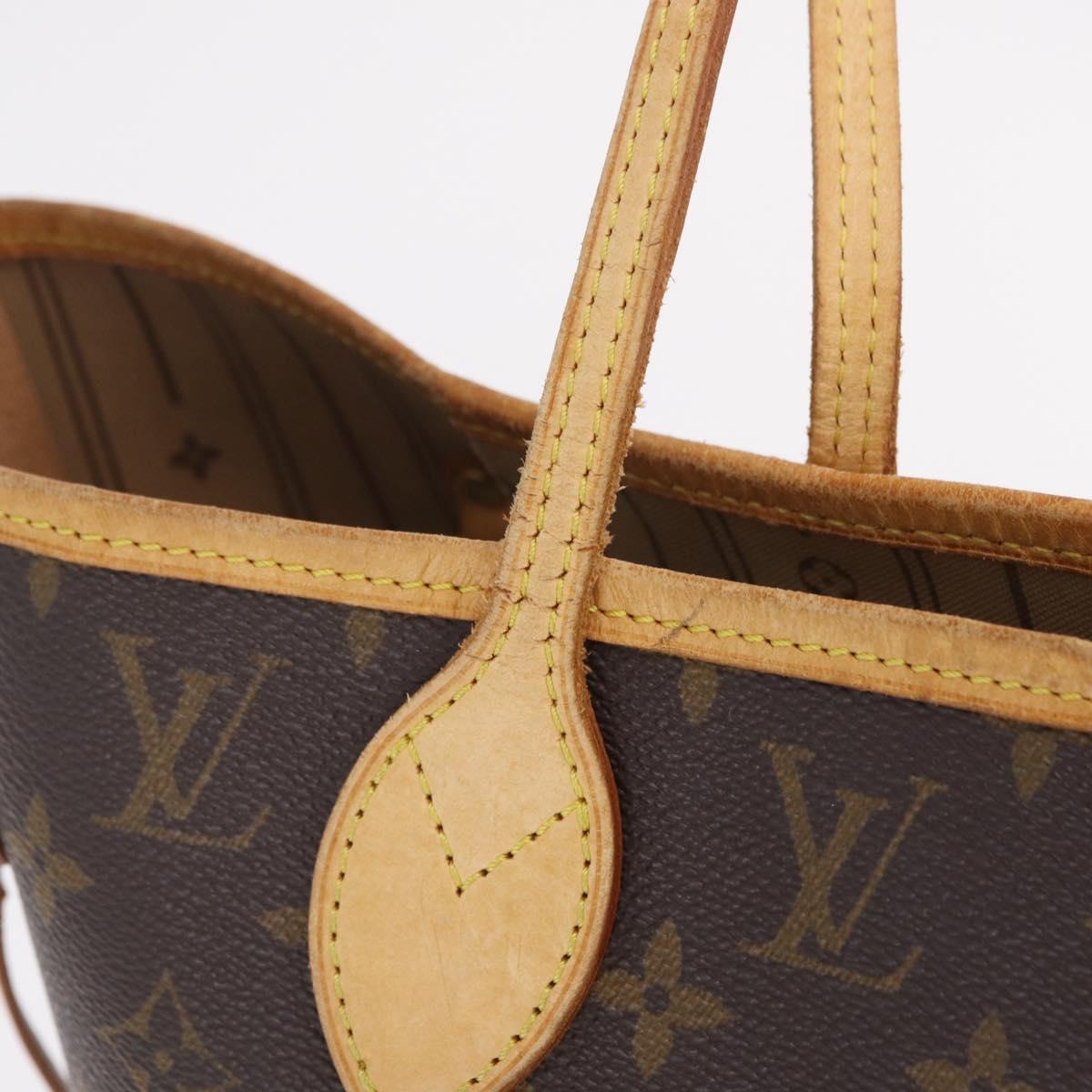LOUIS VUITTON Monogram Neverfull MM Tote Bag M40156 LV Auth 207260