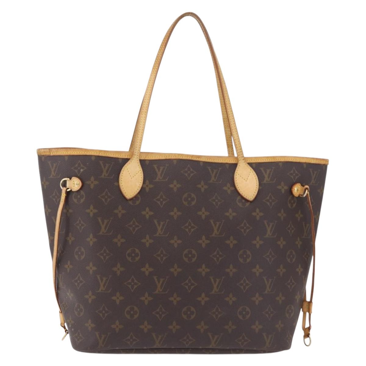 LOUIS VUITTON Monogram Neverfull MM Tote Bag M40156 LV Auth 207260