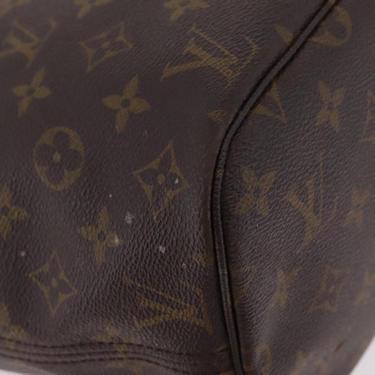 LOUIS VUITTON Monogram Neverfull MM Tote Bag M40156 LV Auth 207260