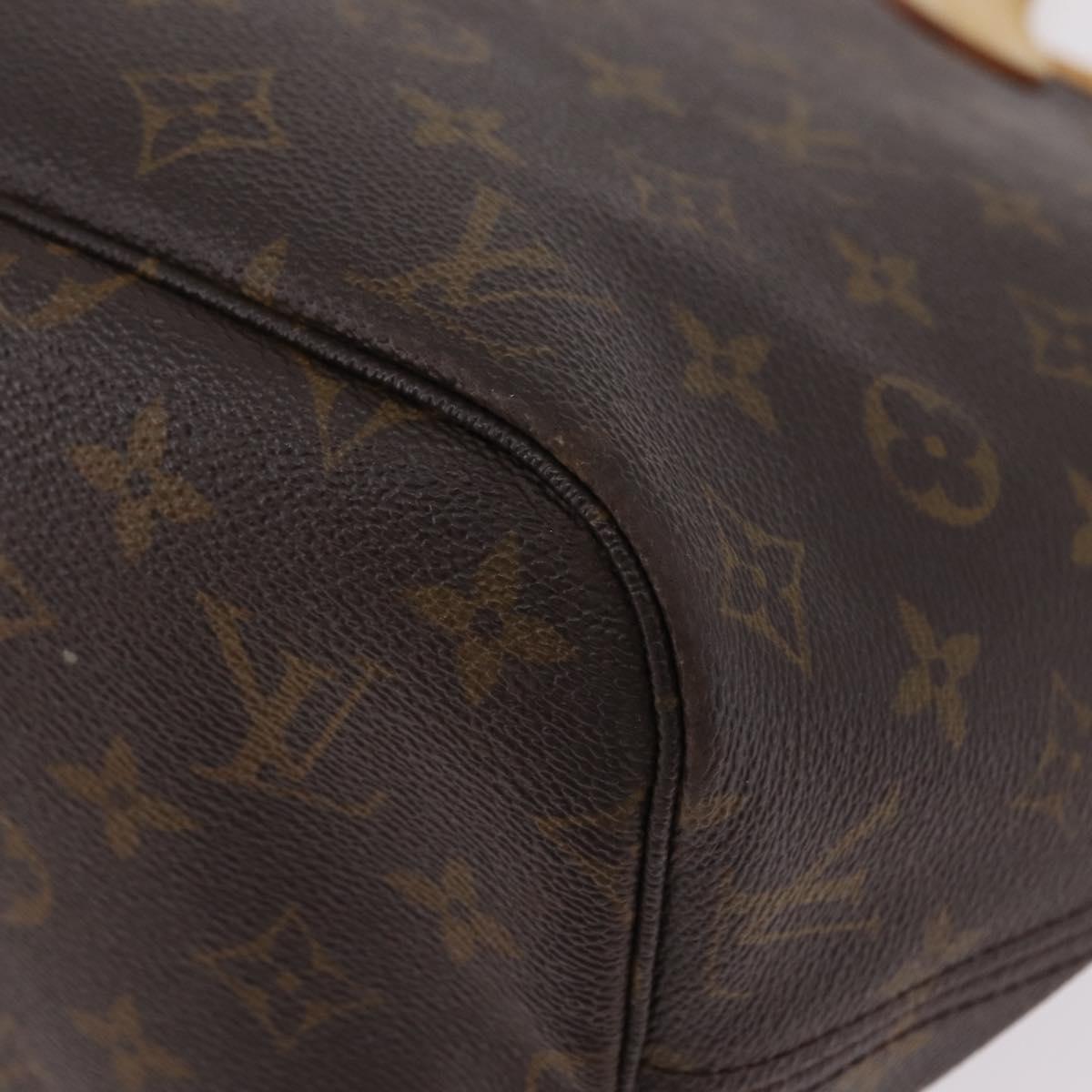LOUIS VUITTON Monogram Neverfull MM Tote Bag M40156 LV Auth 207260