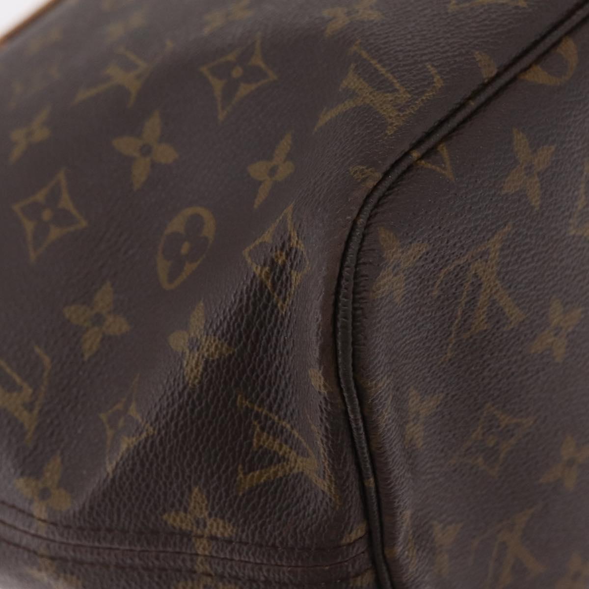 LOUIS VUITTON Monogram Neverfull MM Tote Bag M40156 LV Auth 207260