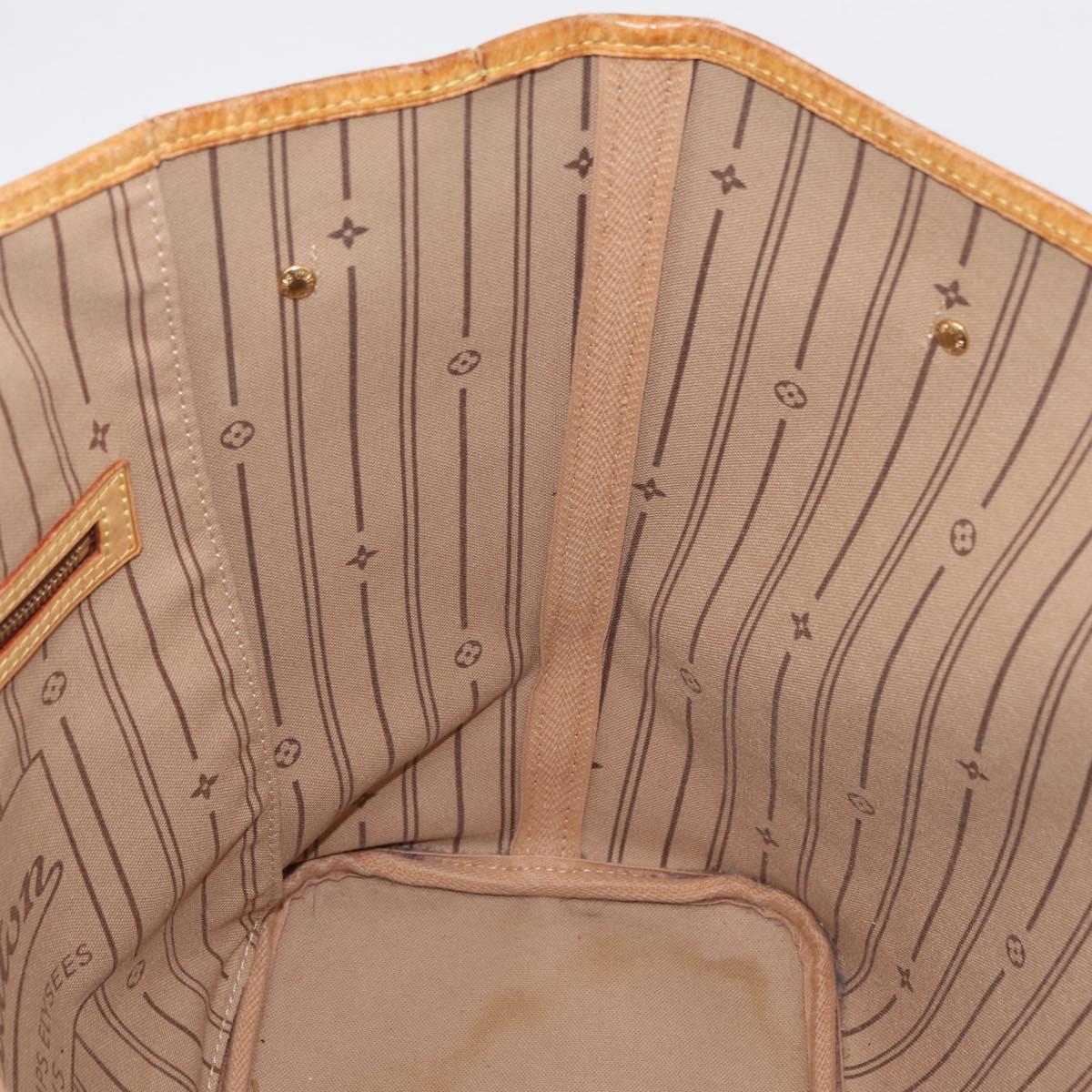 LOUIS VUITTON Monogram Neverfull MM Tote Bag M40156 LV Auth 207260