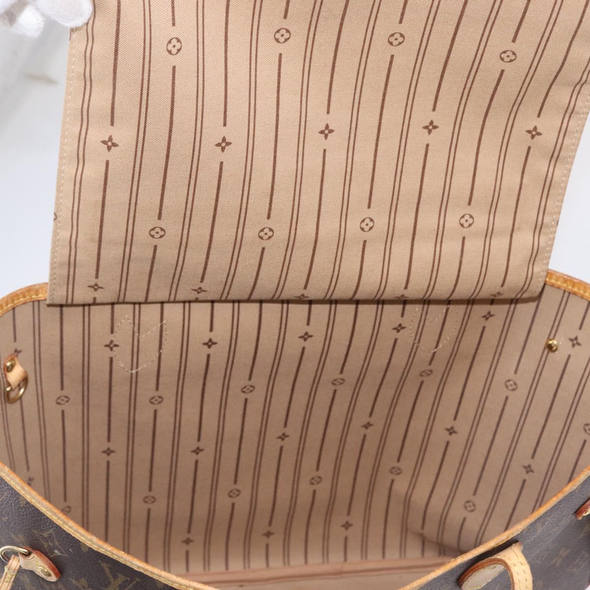 LOUIS VUITTON Monogram Neverfull MM Tote Bag M40156 LV Auth 207260