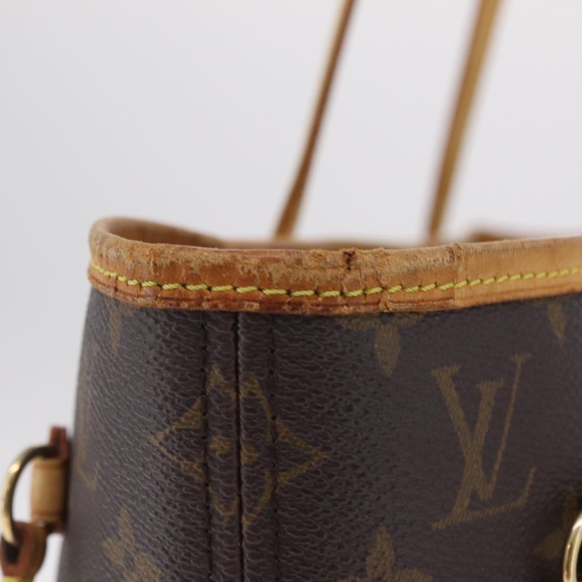 LOUIS VUITTON Monogram Neverfull MM Tote Bag M40156 LV Auth 207260